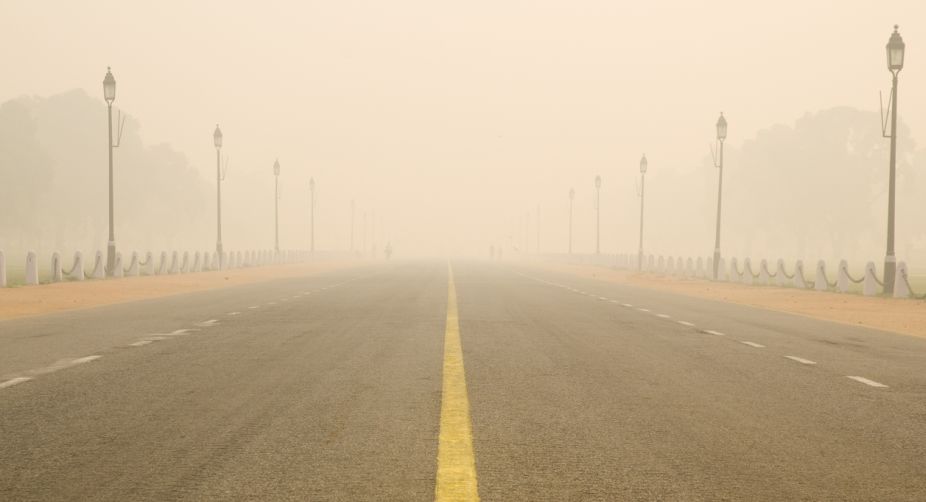 Dense fog on Tuesday in Delhi