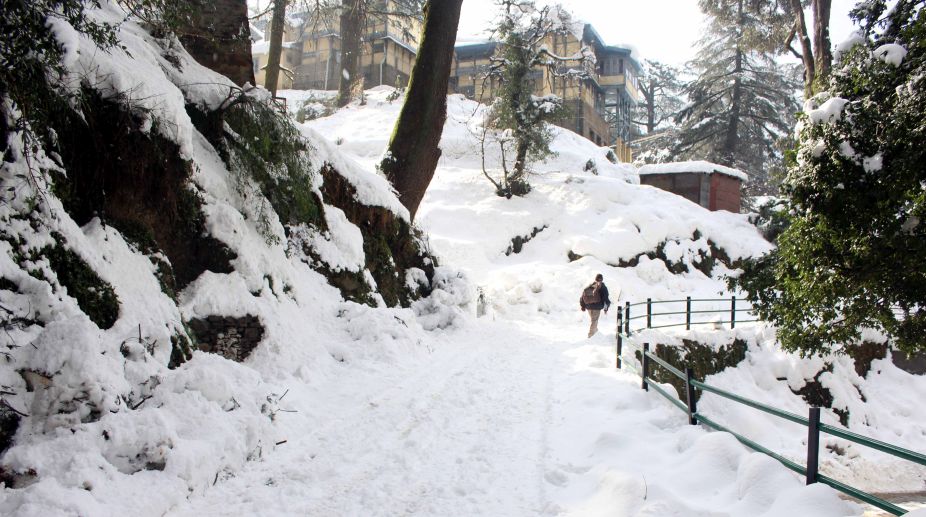 Fresh snowfall disrupts life in Kashmir valley