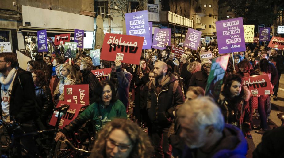 Thousands of Jews, Arabs march against racism, house demolition