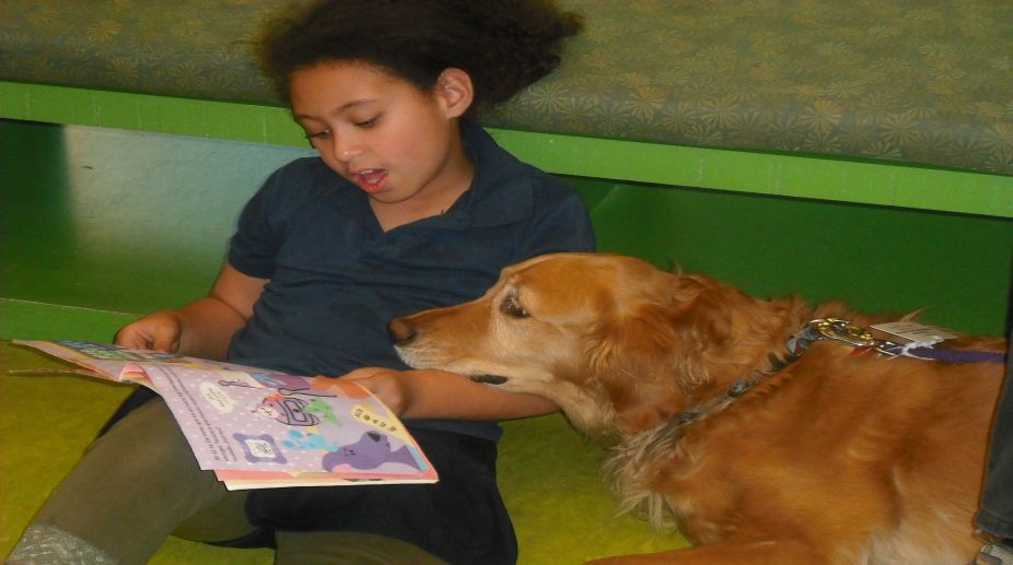 Reading to dogs may motivate kids to pick more books