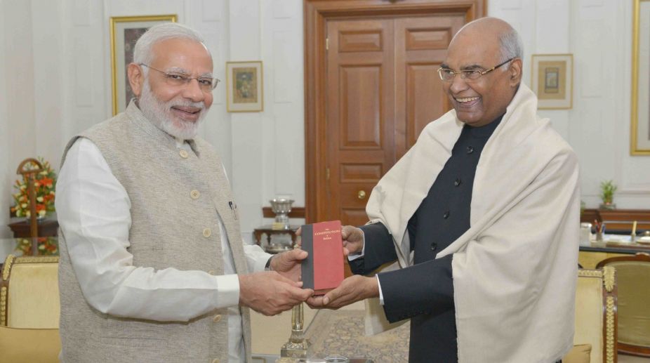 PM Modi meets President Ram Nath Kovind