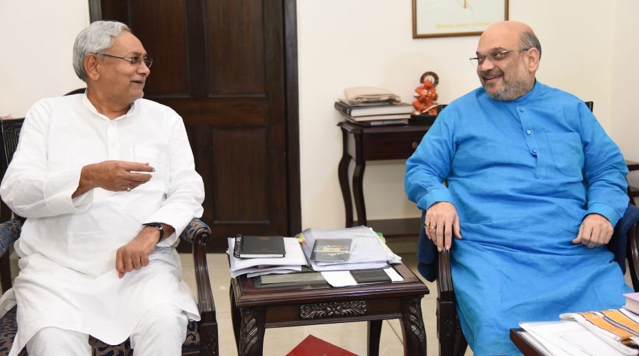 Amit Shah invites Nitish Kumar to join NDA