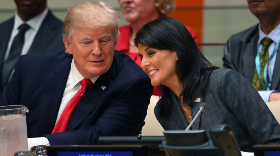 Nikki Haley accused of plotting a bid to become Trump’s VP