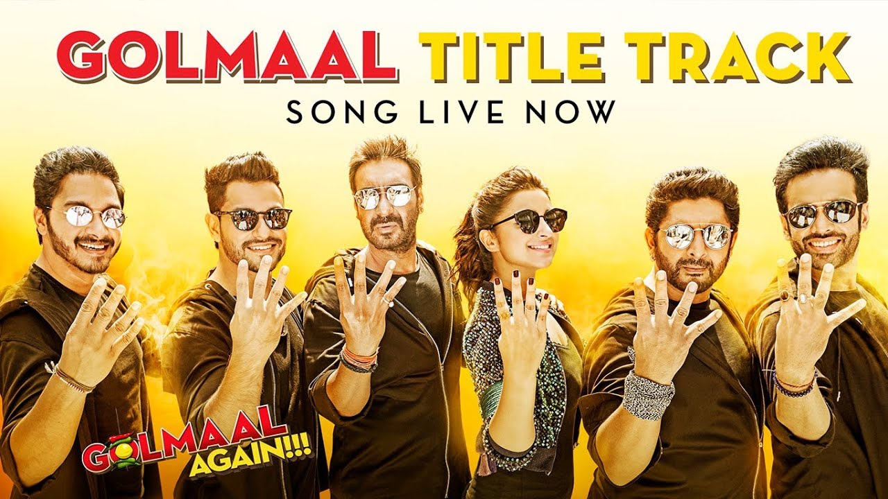 Golmaal Title Track starring Ajay Devgn, Parineeti, Arshad and Tusshar