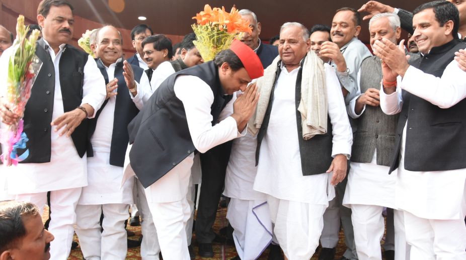 SP celebrates Mulayam Singh’s 79th birthday, Shivpal skips event