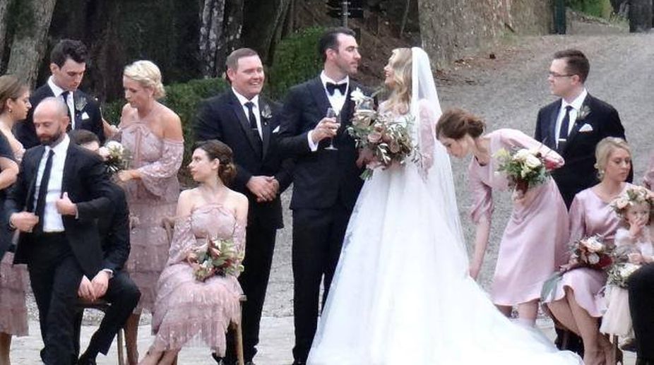 Supermodel Kate Upton stuns in two different dresses for Italian wedding 