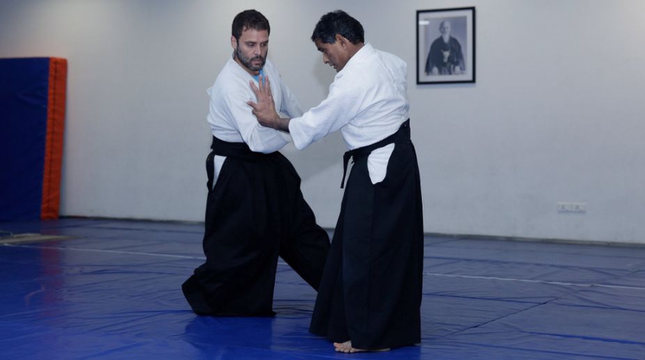 Finally, Congress shares pics of Rahul Gandhi as Aikido black belt ...