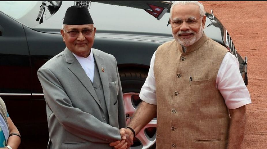 PM Modi speaks with Nepal PM-in-waiting KP Sharma Oli