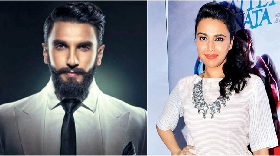 Swara Bhaskar praises Ranveer Singh after critisicing Bhansali for Padmaavat