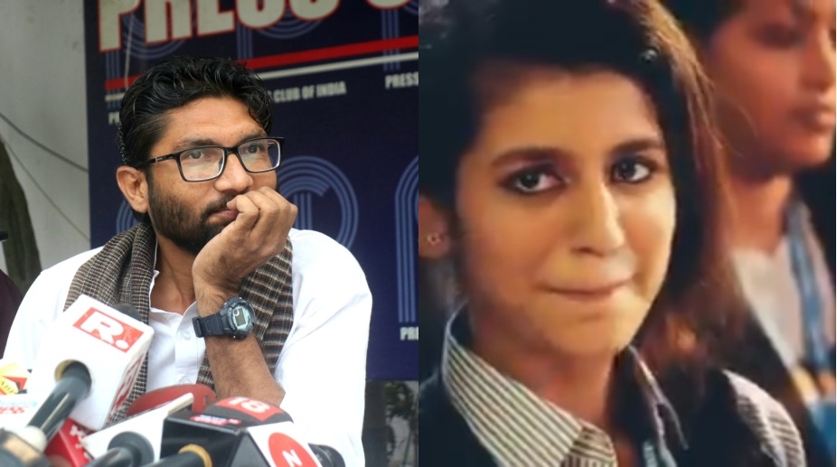 Jignesh Mevani takes a smart dig at RSS using Priya Varrier’s viral video