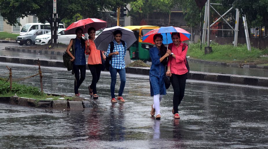 In pics: Showers bring relief to Chandigarh residents