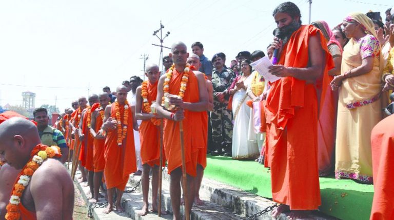 92 become ‘Sanyasis’ to give strength to Baba Ramdev in his movement ...