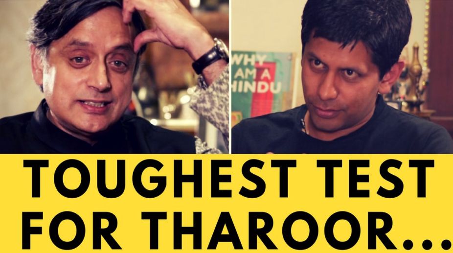 VIDEO: Here’s what happened when Shashi Tharoor took a Hindi vocabulary test