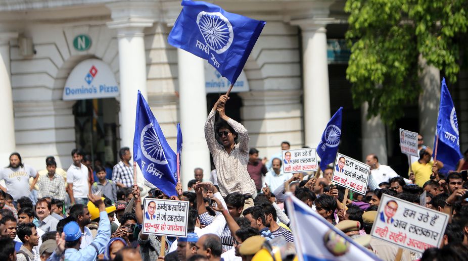 In Pics: Bharat Bandh Agitation Rocks National Capital - The Statesman