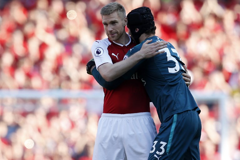 Per Mertesacker, Petr Cech, Arsenal F.C., Premier Leauge