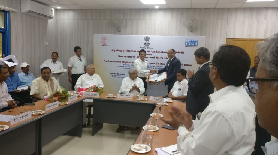 Bihar signs deal with NTPC for performance improvement of power sector