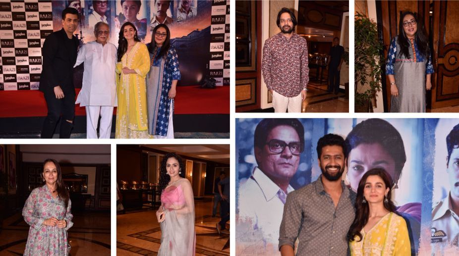 In pics: Alia Bhatt and team celebrate success of Raazi