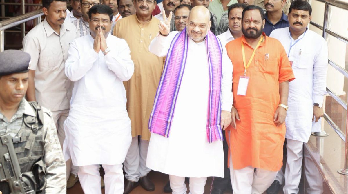 Amit Shah holds poll strategy talks with Odisha BJP leaders