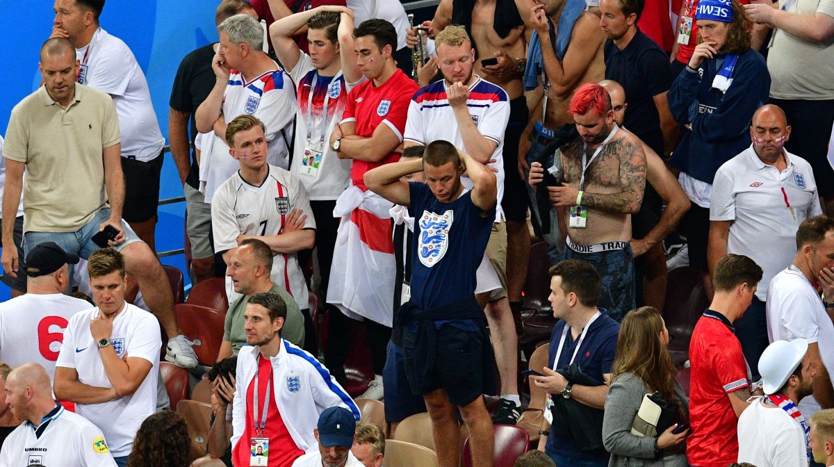 Forlorn but proud, fans applaud England despite defeat