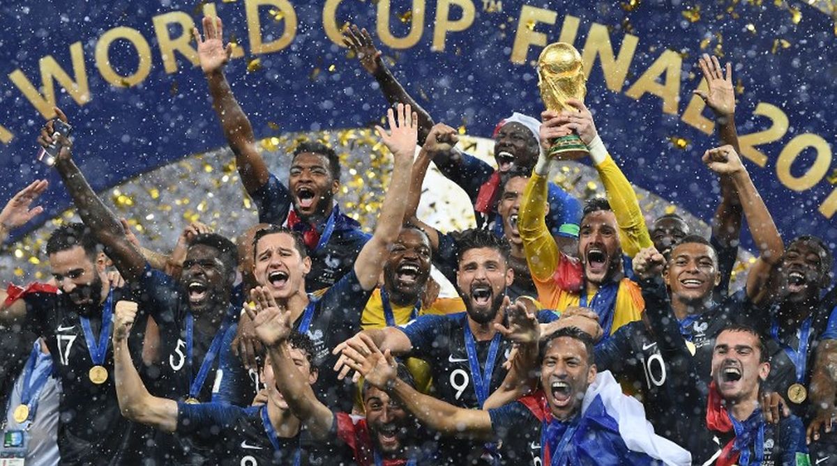 2018 FIFA World Cup Final France vs Croatia Paul Pogba booms, Les