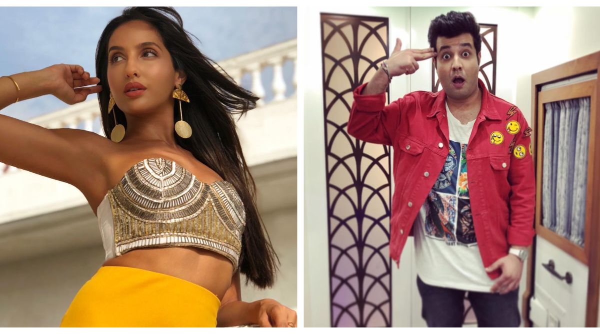 Nora Fatehi, Varun Sharma take KIKI challenge, adds the most hilarious desi twist | See video