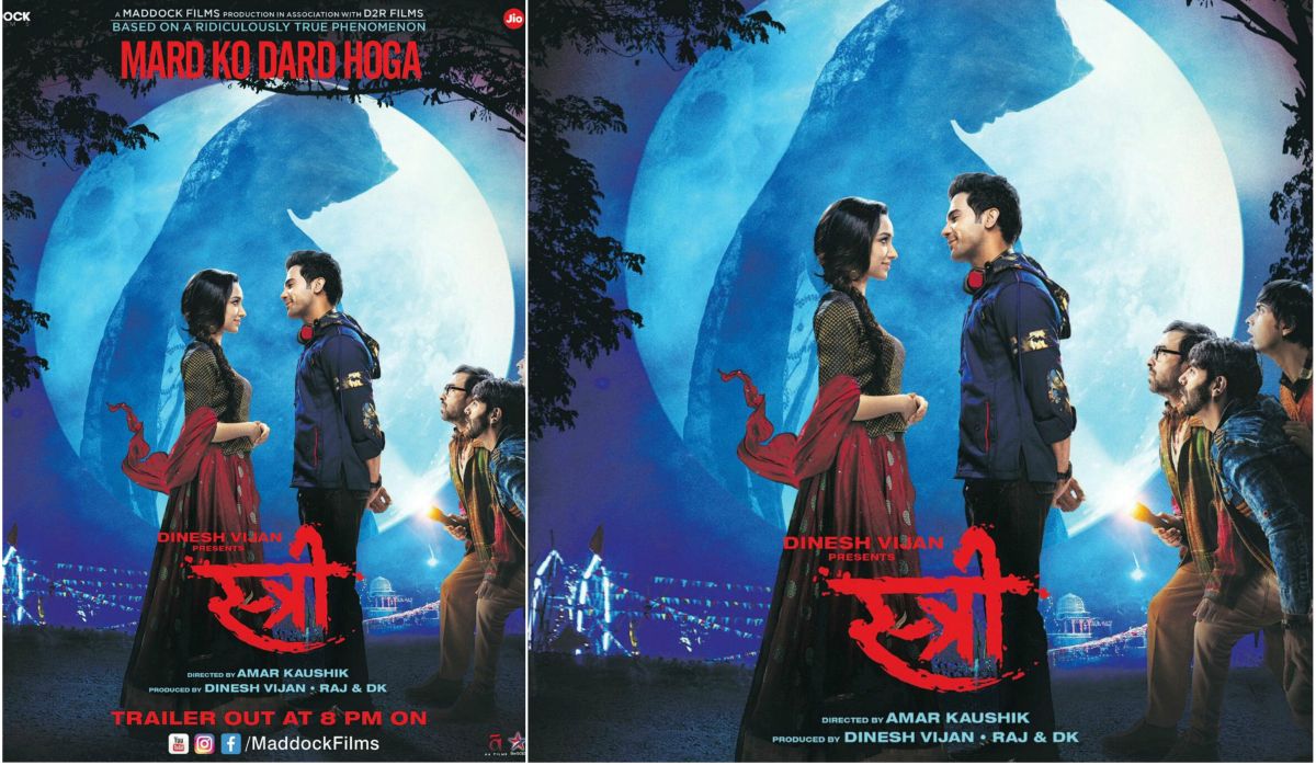 Rajkummar Rao, Shraddha Kapoor starrer Stree poster will leave you intrigued