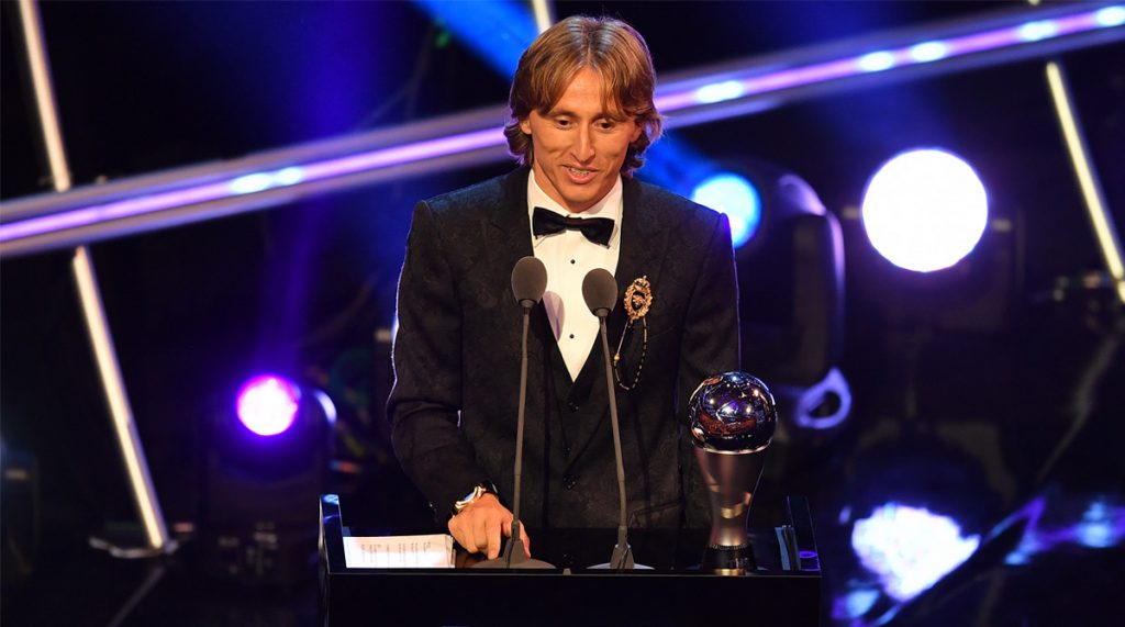 Luka Modric, FIFA Best, Real Madrid C.F., UEFA Champions League, 2018 FIFA World Cup, FIFA World Cup 2018, Cristiano Ronaldo, Mohamed Salah, Liverpool F.C., Juventus F.C.