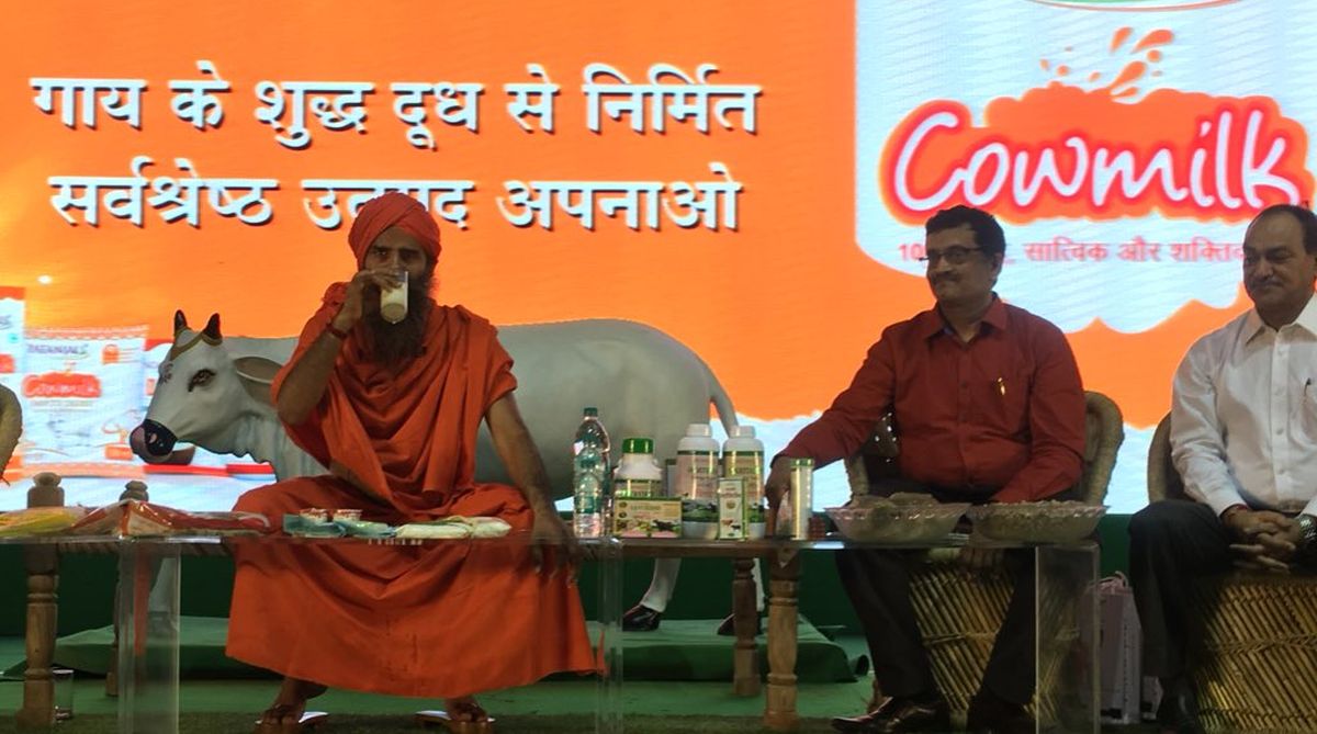 Patanjali Ayurved forays into dairy business; will sell cow milk Rs 40 per litre, says Ramdev