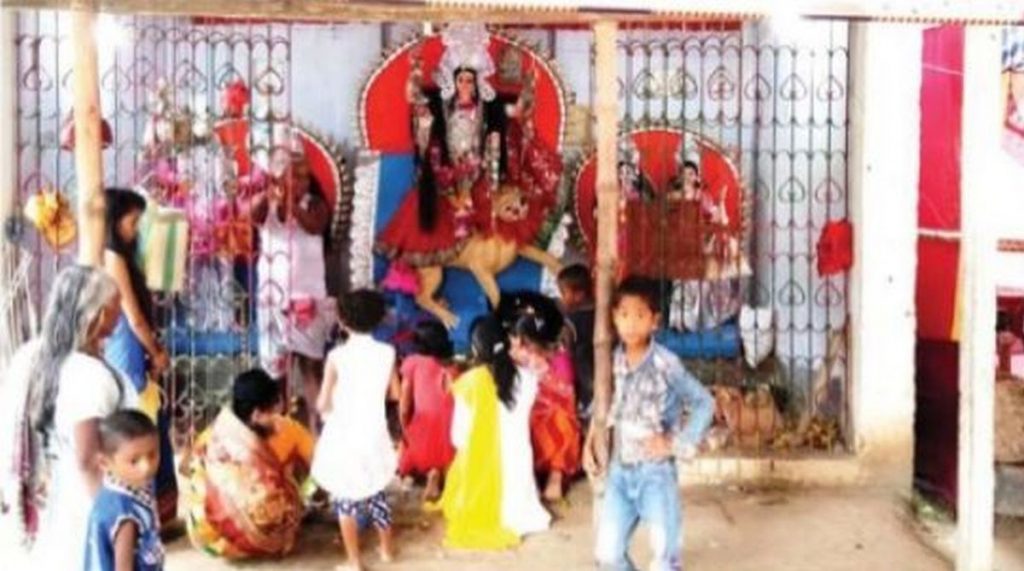 Balaichandi Durga Puja, Goddess Balaichandi, Dashami, Basudev Chakraborty, Durga puja