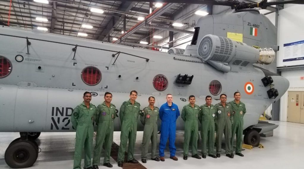 IAF pilots start training to operate Chinook helicopters - The Statesman