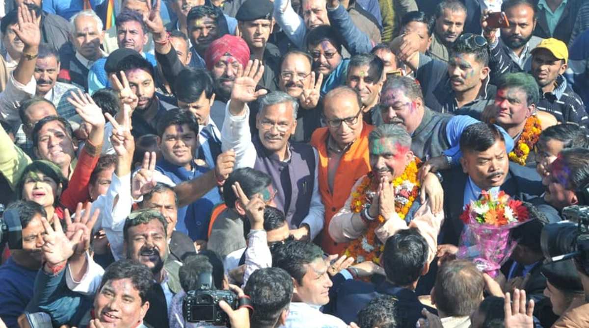 Verbal war indicates rift between Trivendra Rawat, state BJP chief Ajay Bhatt