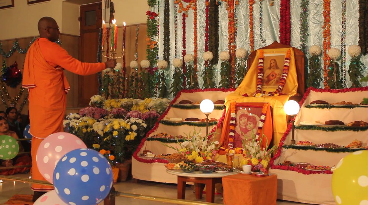 How Ramakrishna Mission celebrates Christmas