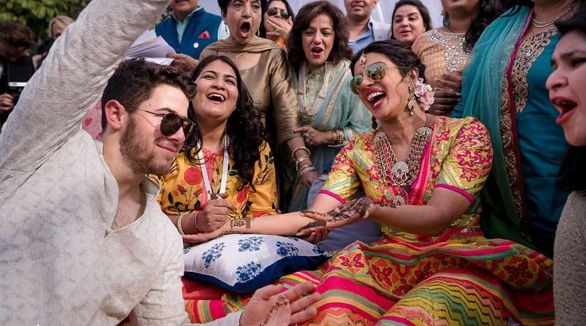 In Pictures | Priyanka Chopra, Nick Jonas all smiles at mehendi