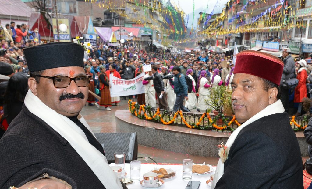 Winter Carnival begins in Manali, 8th National Winter Carnival-2019, Kullu district, Himachal Pradesh, Chief Minister Jai Ram Thakur, Hidimba Mata temple, Manali Winter Carnival, Lahaul valley, Chamba district