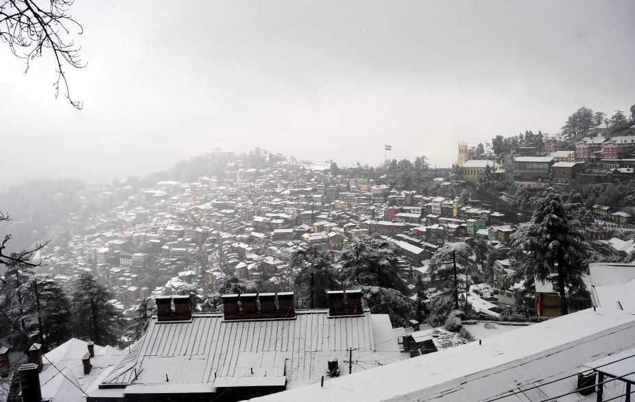 Shimla gets first snowfall, Partial Solar Eclipse, Pacific Ocean, Shimla, Himachal Pradesh, Ridge, Mall Road, District Emergency Operation Centre, Shimla helpline number 1077