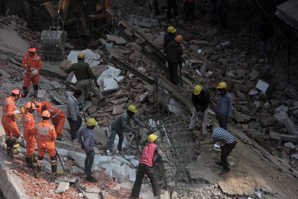 4-storey Karol Bagh building collapses in Delhi; no casualty - The ...