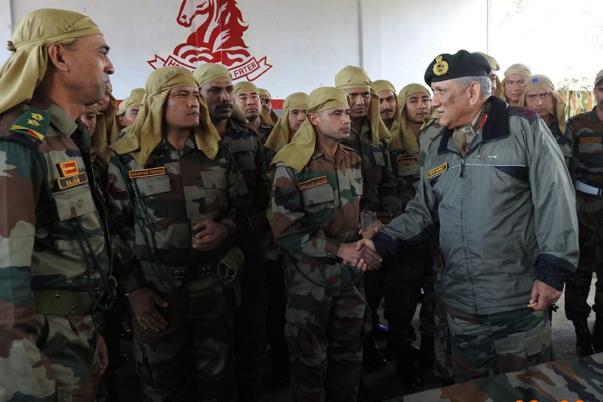 Army chief Bipin Rawat visits forward locations of Jammu