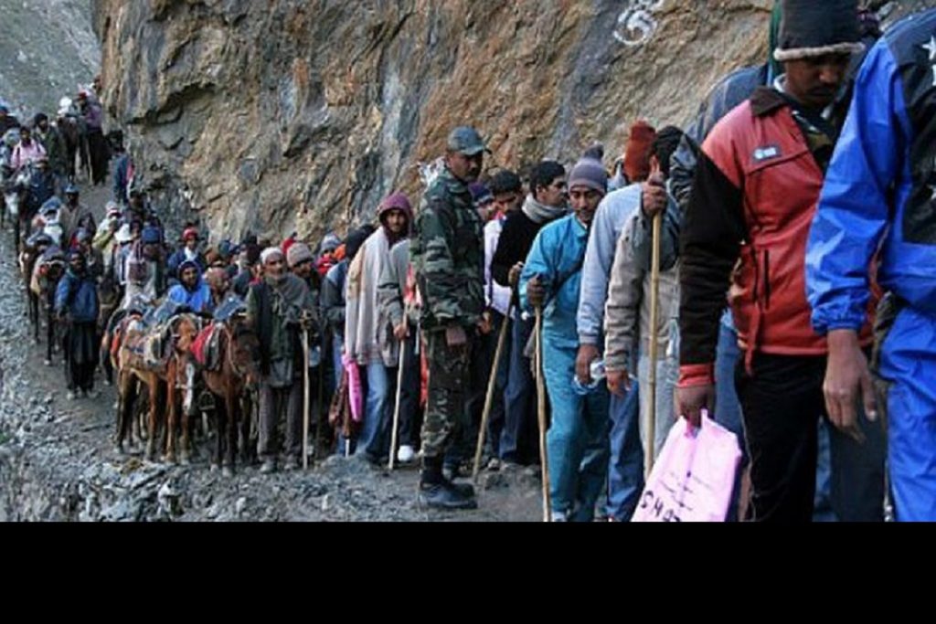 Amarnath yatra, Jammu, Kashmir, Pilgrims