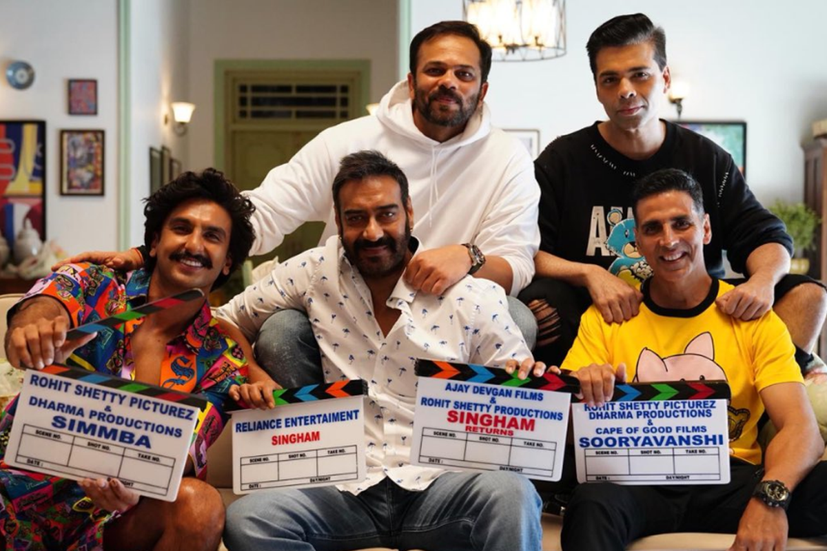 Sooryavanshi shooting begins; Ajay Devgn, Ranveer Singh and Akshay Kumar pose from Day One set