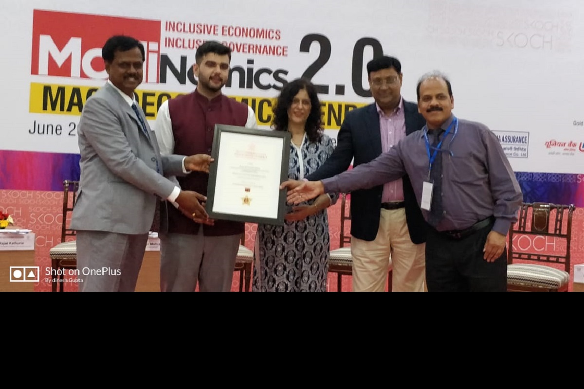 Bank of Maharashtra awarded prestigious Skoch Award