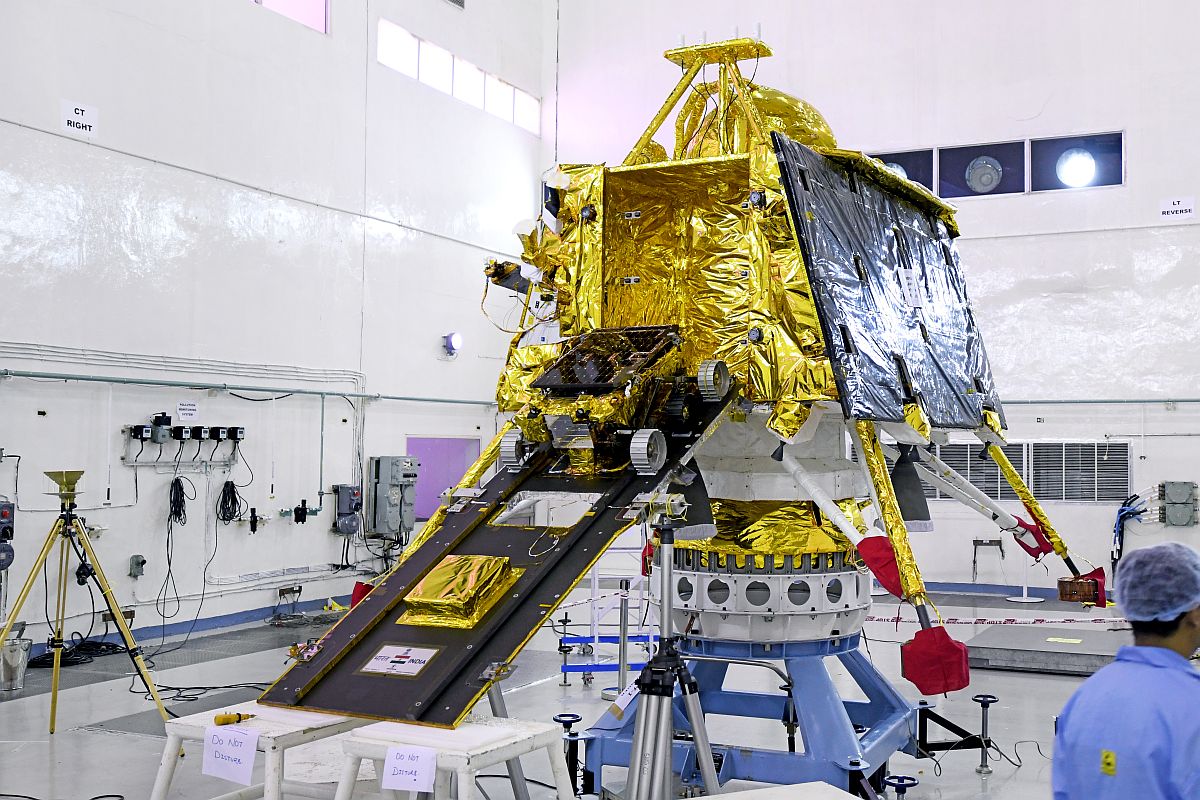 Chandrayaan Vikram Lander In Single Piece But Tilted After Hard Hot 