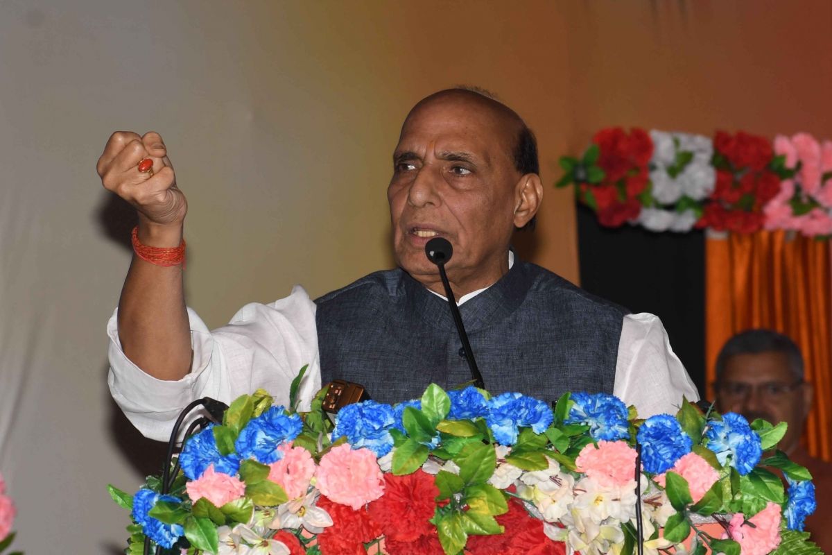 Pakistan would split into pieces, says Rajnath Singh