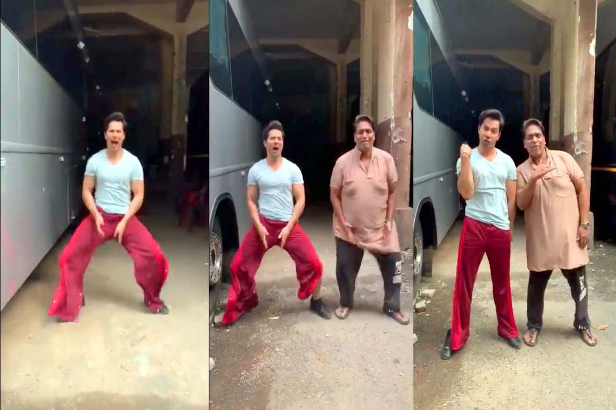 Actor Varun Dhawan, choreographer Ganesh Acharya taking Bala challenge is a hit