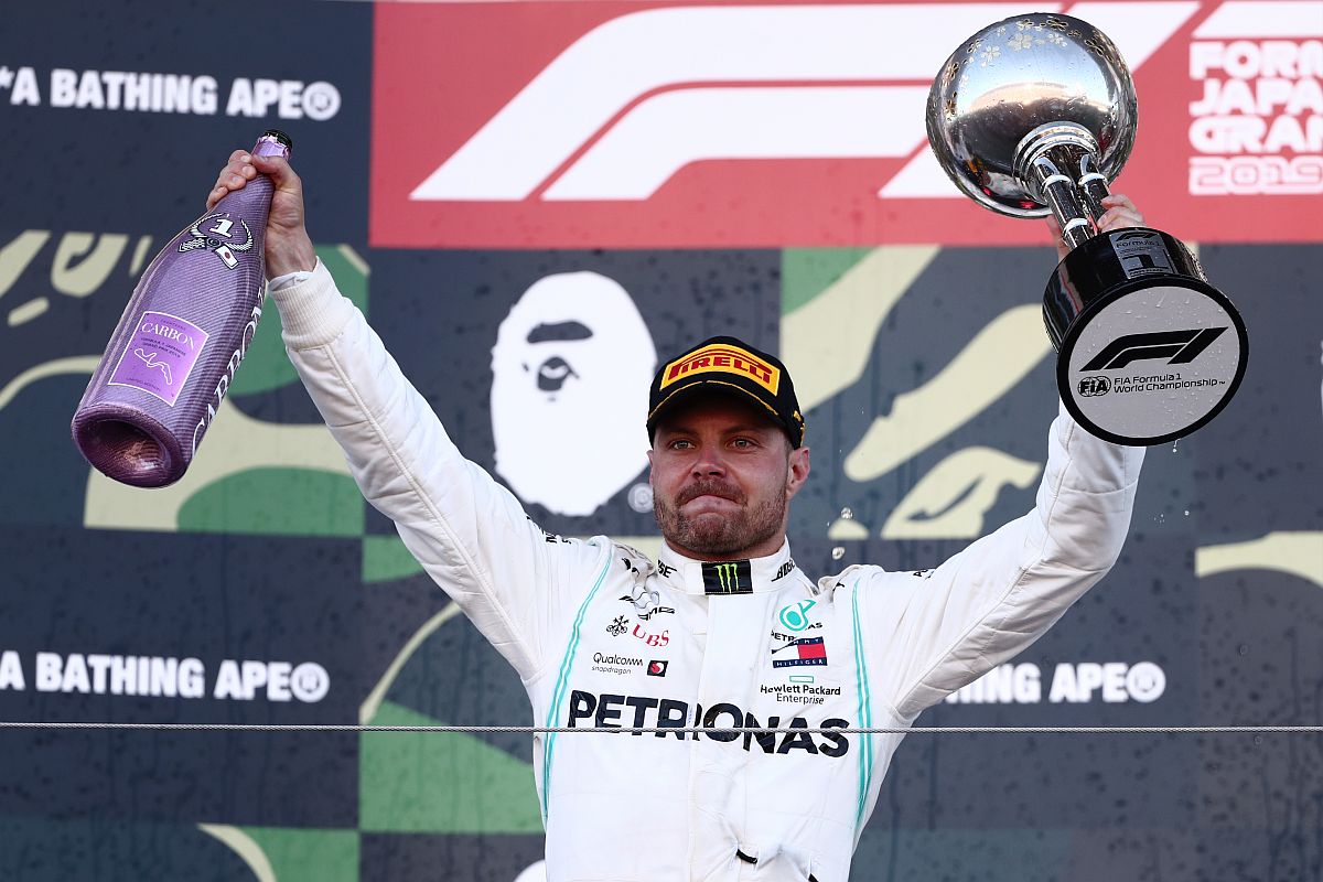 Valtteri Bottas wins Japanese Grand Prix, Mercedes clinch record  constructors' title - Hindustan Times