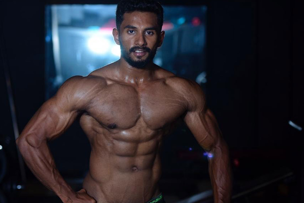Dhanasekar Sakthivel is a fine example of aesthetic bodybuilder