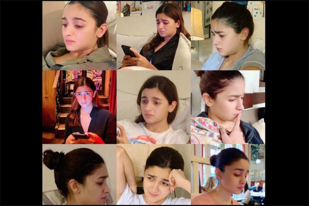 Alia Bhatt Sister Shaheen Shares Actor's 'stressed 2019 Face' On Social ...