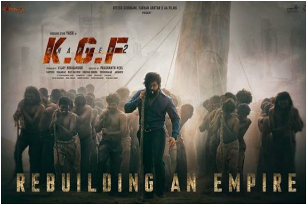 KGF: Chapter 2 first look poster featuring Yash out - The Statesman