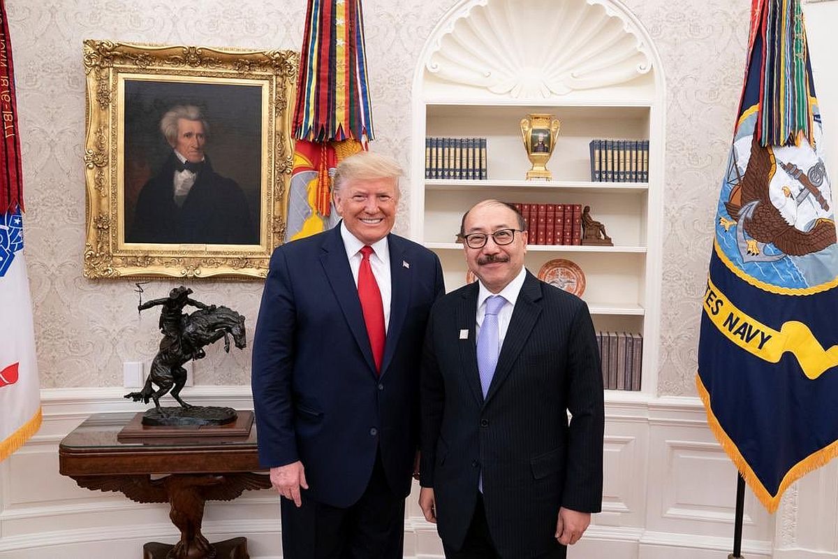 Outgoing Indian envoy Harsh Vardhan Shringla calls on Trump before leaving for India