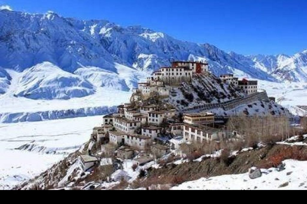 Kaza in Winters, Key Monastery, Langza