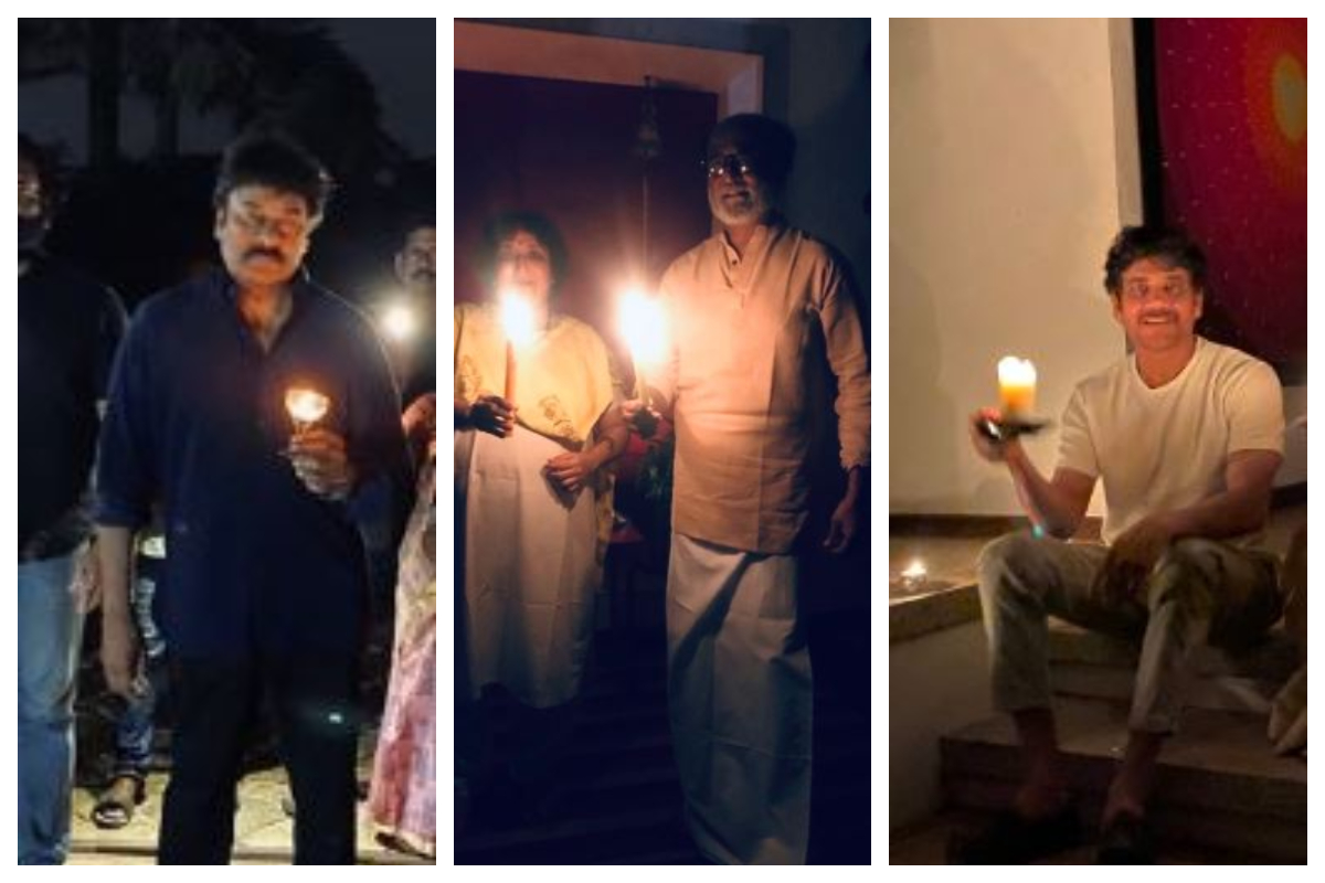 Coronavirus pandemic: South celebs light candles to extend support to PM Modi’s #9Baje9Minutes initiative